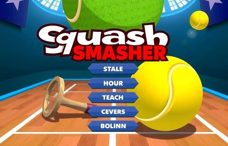 Squash Smasher Main Menu